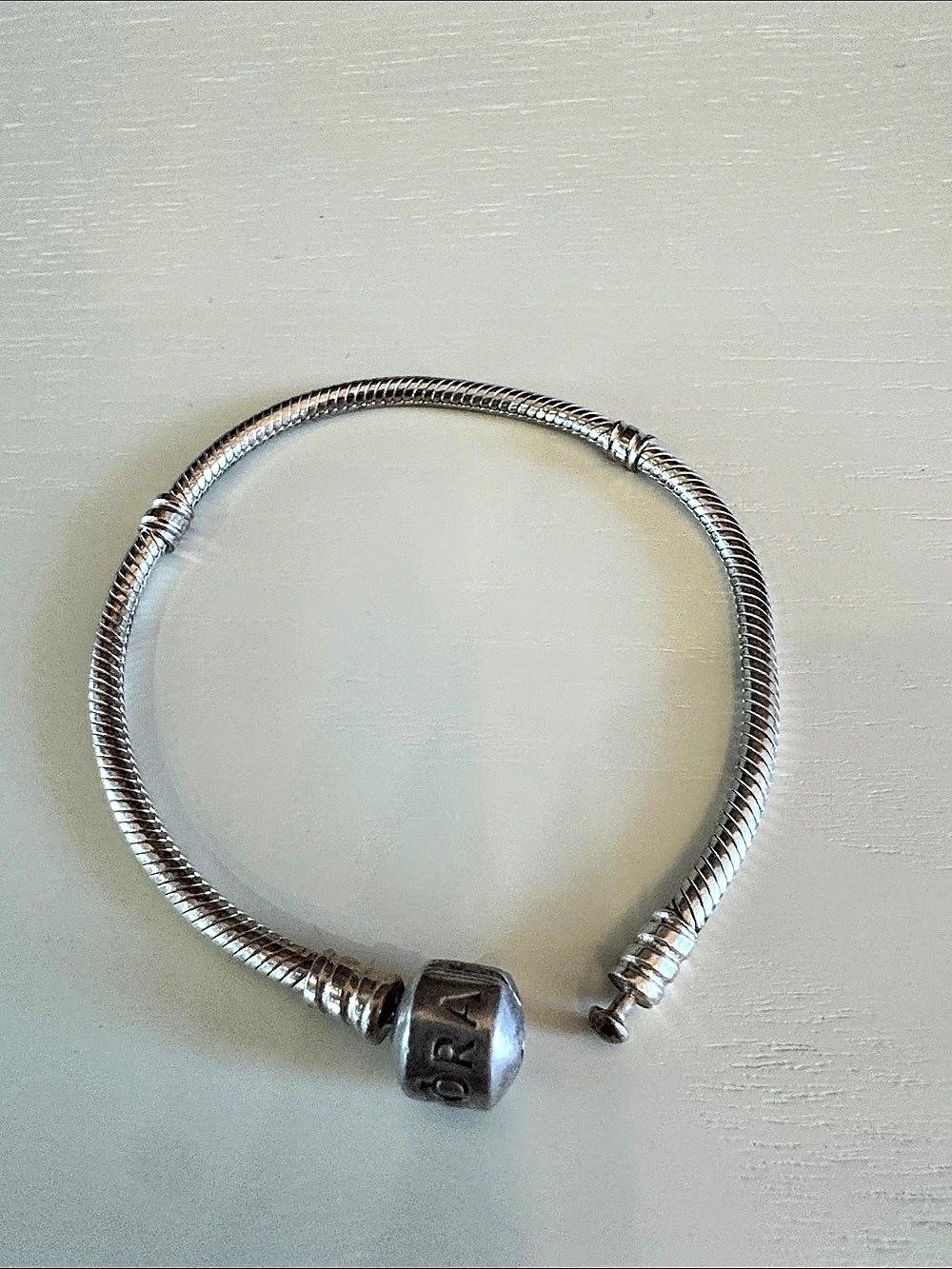 Pandora Moments Snake Chain Clasp Bracelet Silver